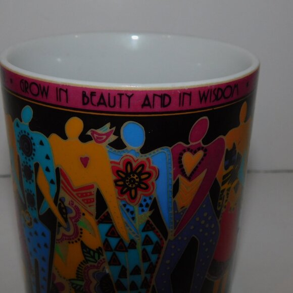 VTG 1995 Laurel Burch Spirit of WomanKind Ceramic Mug Woman Women Love - Picture 5 of 12